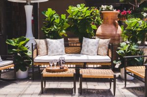 Wooden outdoor furniture
