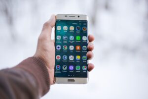 Les applications d'un téléphone