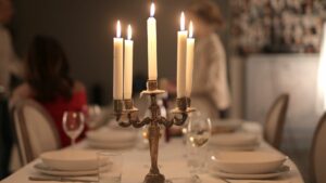A candlestick